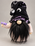 Gothic Halloween Moon & Skull Gnome