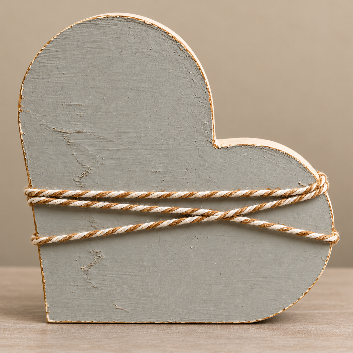 "Oh Baby" Wooden Heart Block Sign