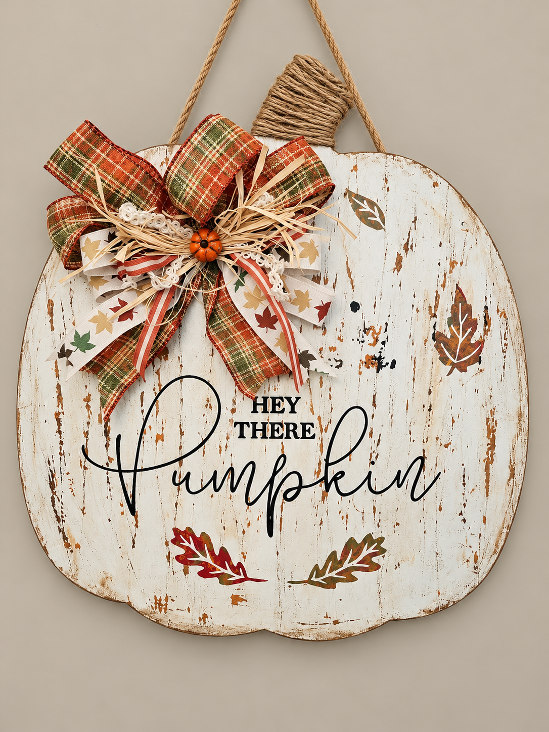 "Hey There Pumpkin" White Pumpkin