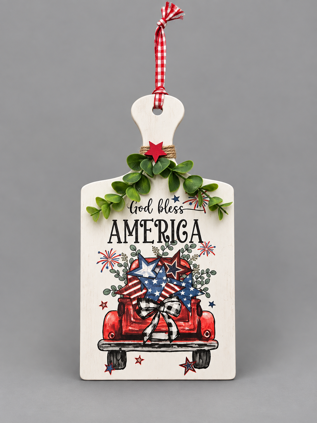 "God Bless America" Cutting Board Wall Sign