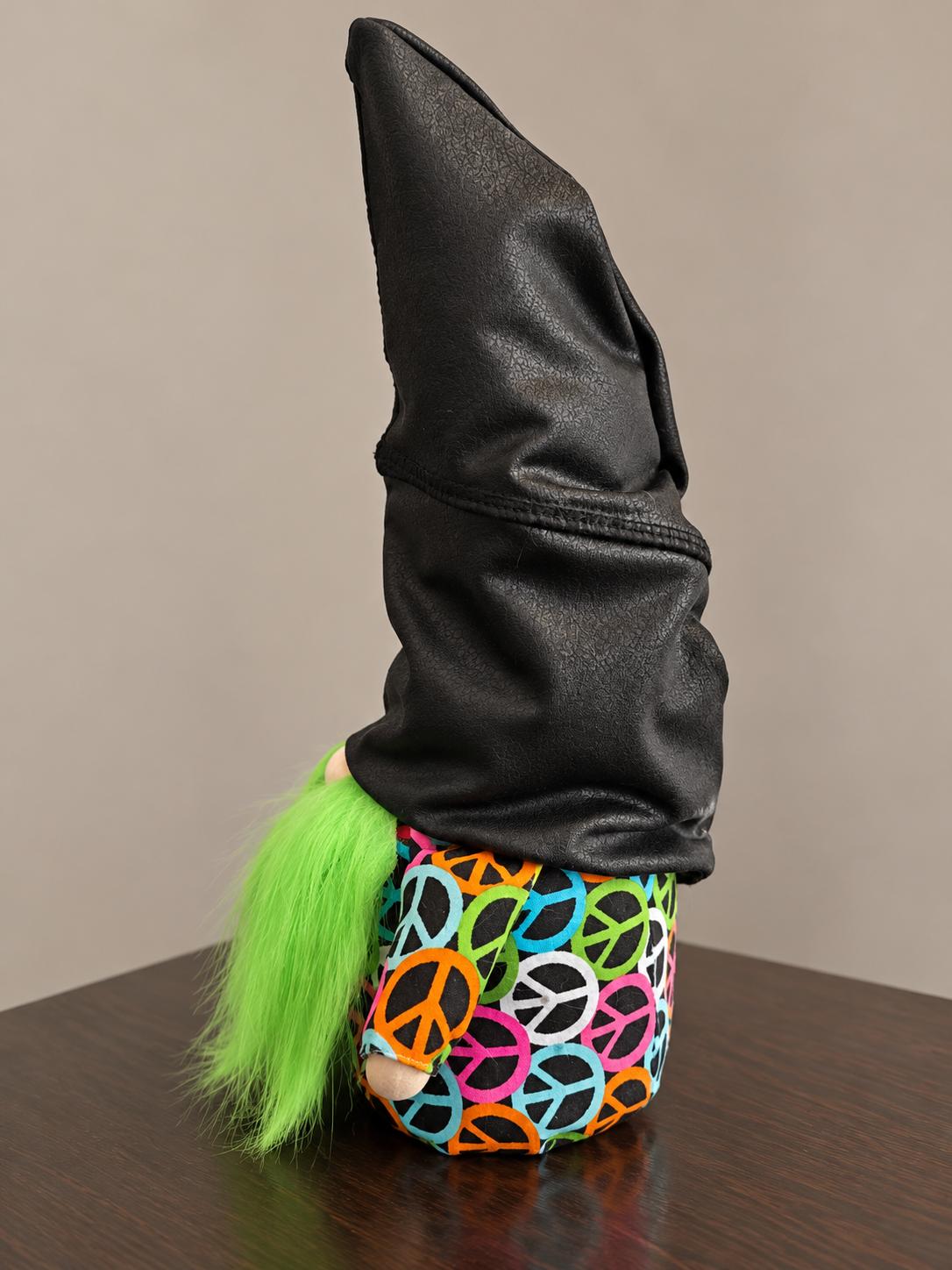 Retro Peace Sign Halloween Gnome