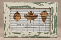 "When the Leaves Are Falling Down – Autumn" Framed Corrugated Sign