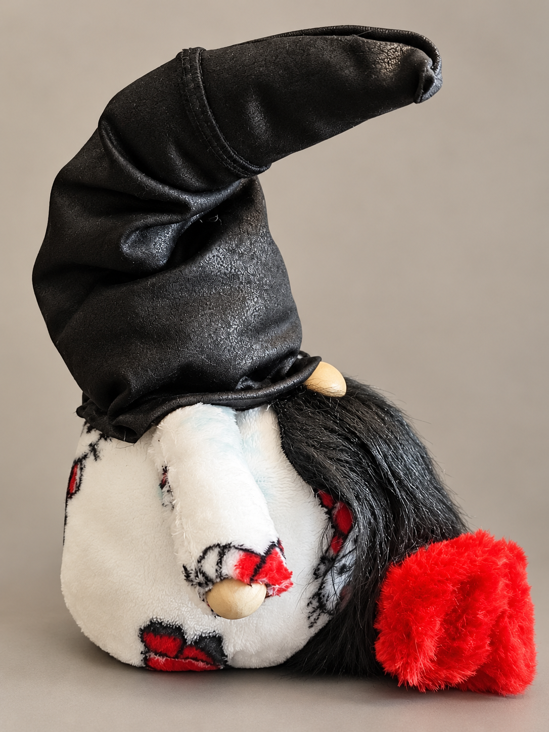 "Hello Kitty" Black Hat Christmas Gnome